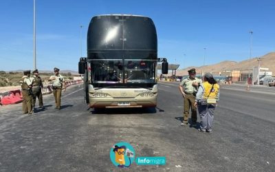 Sacan de las calles bus “pirata” que transportaba migrantes en Atacama