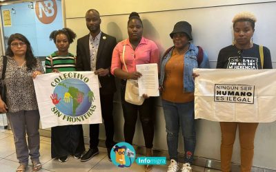 Organizaciones migrantes denuncian al director del SERMIG la denegación del derecho de reunificación familiar e ingreso al país de niños/as haitianos.