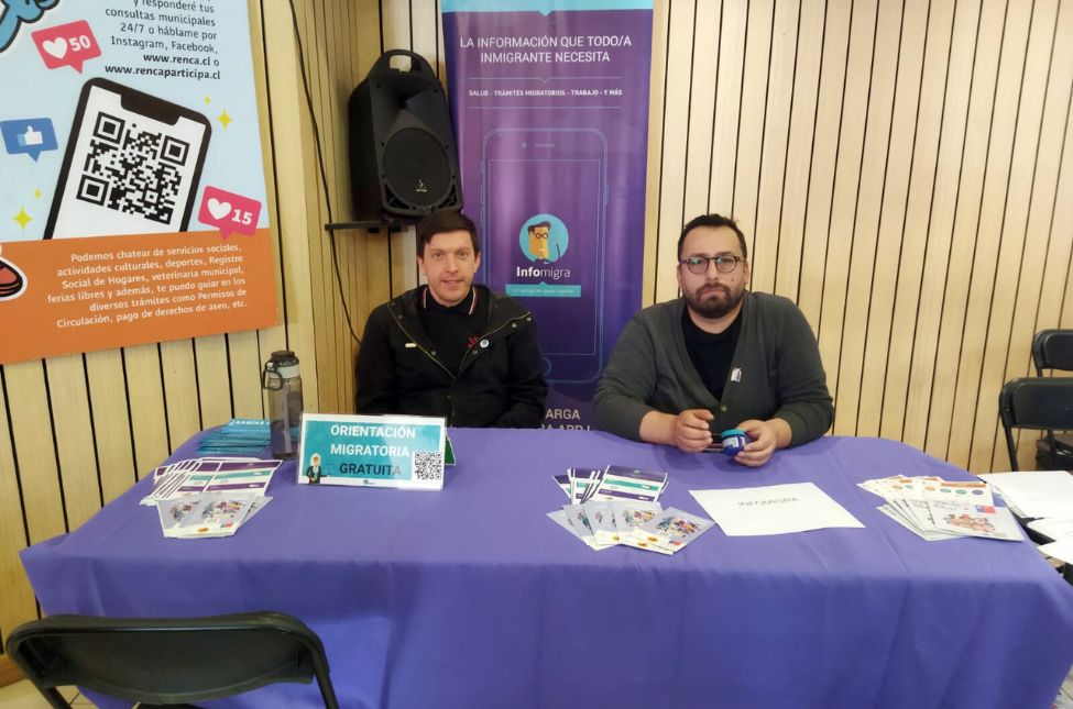 Participamos del operativo “Migraciones en tu Barrio” en Renca