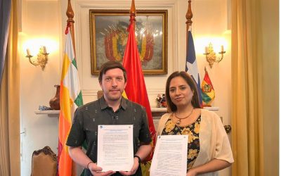Firmamos convenio de colaboración mutua con el Consulado de Bolivia en Santiago